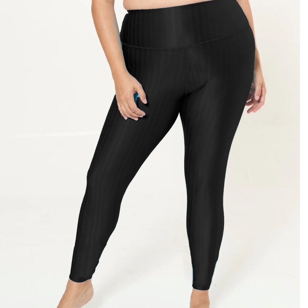 Lolq Getty active hi-rise‎ leggings - black zap pattern